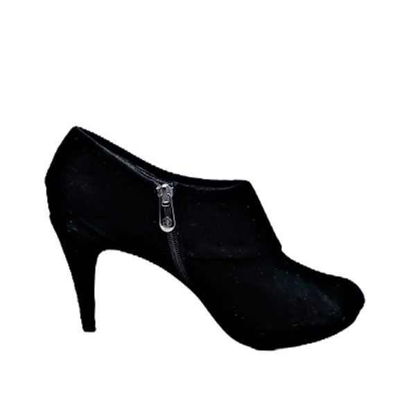 Adrienne Vittadini Shoes - Adrienne Vittadini Suede Black Booties